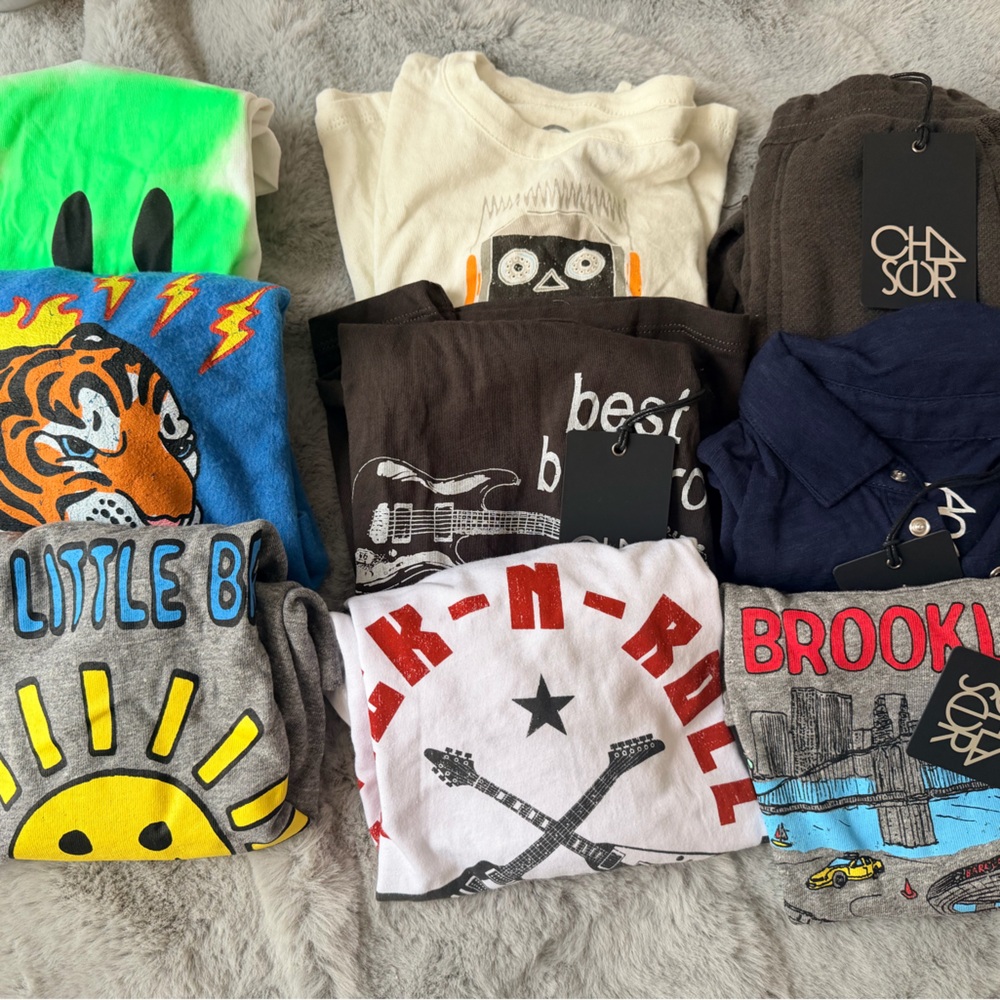 NWOT NWT bundle of 9 Chaser kids size 6 clothing
